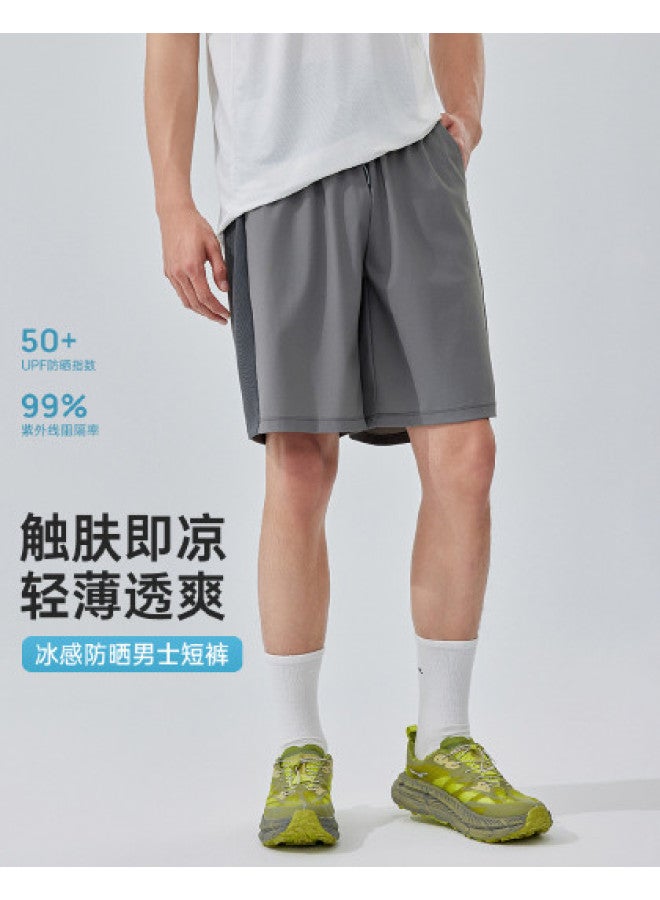 VVC Sun Protection Shorts Men 2025 New Summer Ice-Cool Outdoor Sports Pants Lightweight Breathable 5-Inch Shorts - Image 1