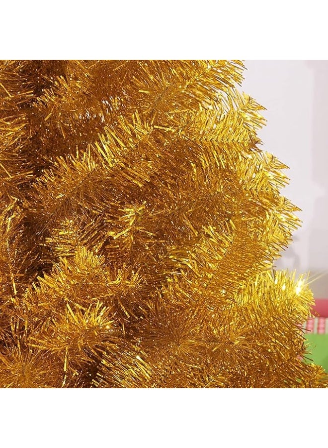 NIBEMINENT Golden Christmas Tree 7FT Christmas Tree Artificial Christmas Tree Xmas Tree - Image 2