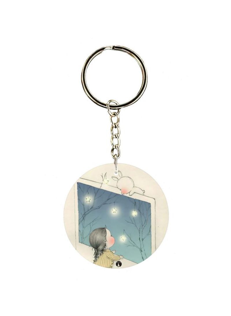 RKN Cartoon Themed Single Sided Keychain