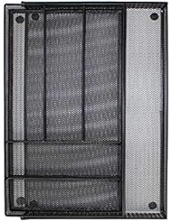 JANE EYRE JANE EYRE IRSHOME Sturdy Utensil Drawer Organizer, Cutlery Tray, Silverware/Flatware Storage Divider for Kitchen, Mesh  - Image 1
