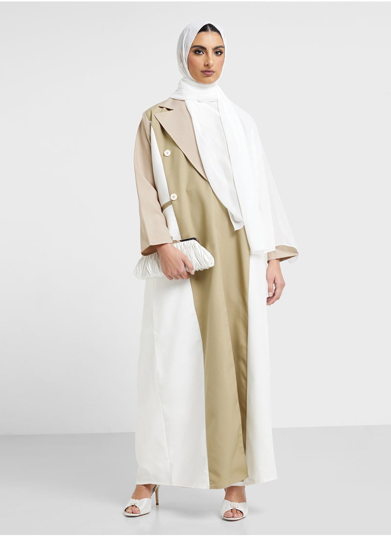 Trench Abaya With Sheila