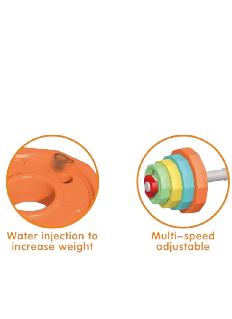 H&C Dumbbell and Barbell Toys for Children Elementary School Boys Adjustable Weight Water Filled Sand Sports Toys Kids  - Image 3