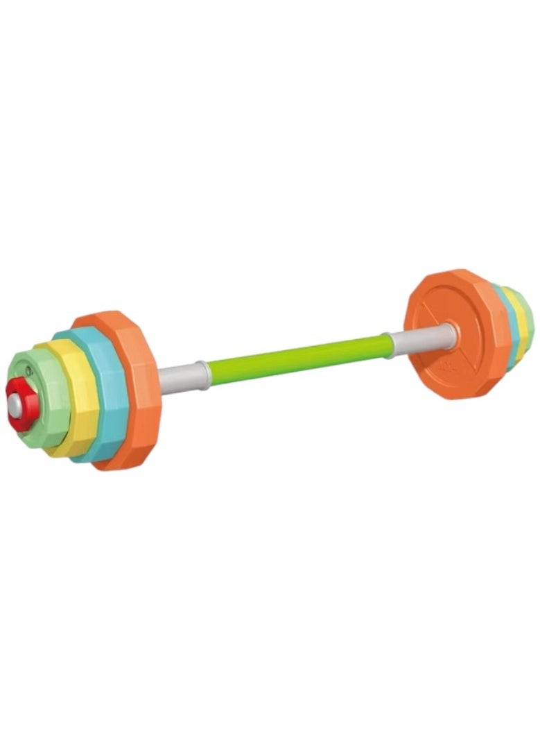 H&C Dumbbell and Barbell Toys for Children Elementary School Boys Adjustable Weight Water Filled Sand Sports Toys Kids  - Image 1