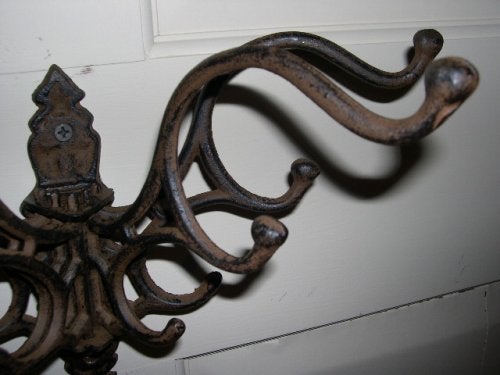 INsideOUT Victorian Style Folding Coat Rack 5 Prong Swivel Hook - Image 2