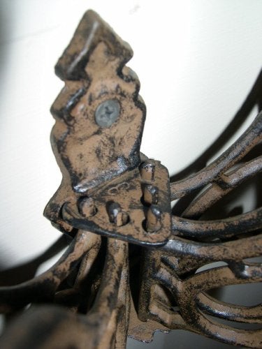 INsideOUT Victorian Style Folding Coat Rack 5 Prong Swivel Hook - Image 5