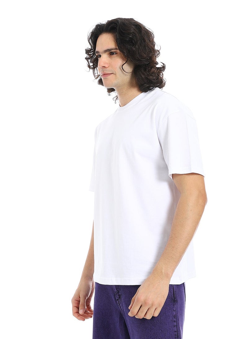 Andora Crew Neck Short Sleeves T-Shirt_White - Image 2