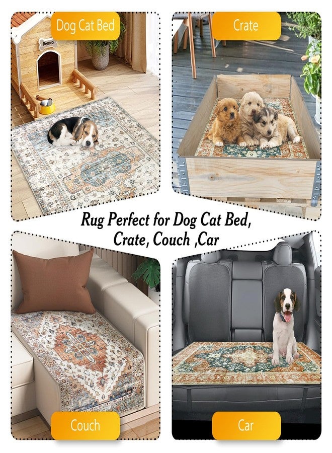 kathson 2 Pcs Reusable Puppy Pads, 32 x 48 Inch Washable Puppy Pads Pet Dog Training Pads Non-Slip Waterproof Rabbit Cage Liner Whelping Pads Litter Mat for Dogs Cats , Style C - Image 2