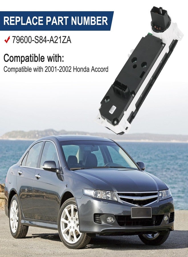 DICMIC وحدة التحكم في المناخ DICMIC (مكيف هواء/سخان) متوافقة مع هوندا أكورد موديل 2001-2002، رقم القطعة البديلة: 79600-S84-A21ZA - Image 2