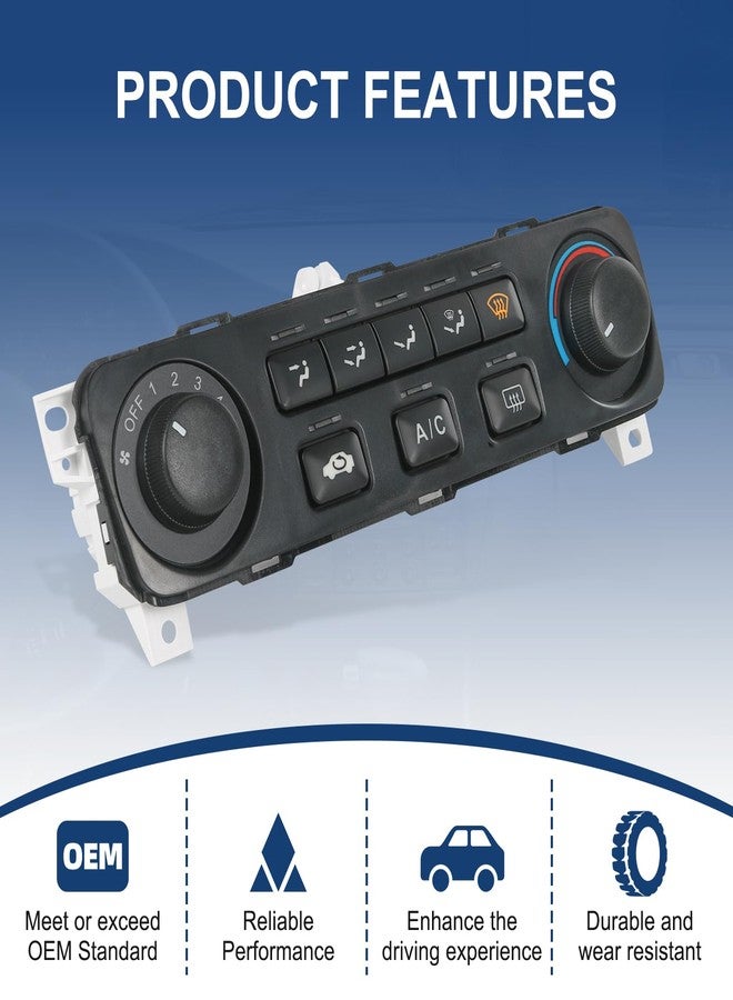 DICMIC وحدة التحكم في المناخ DICMIC (مكيف هواء/سخان) متوافقة مع هوندا أكورد موديل 2001-2002، رقم القطعة البديلة: 79600-S84-A21ZA - Image 3