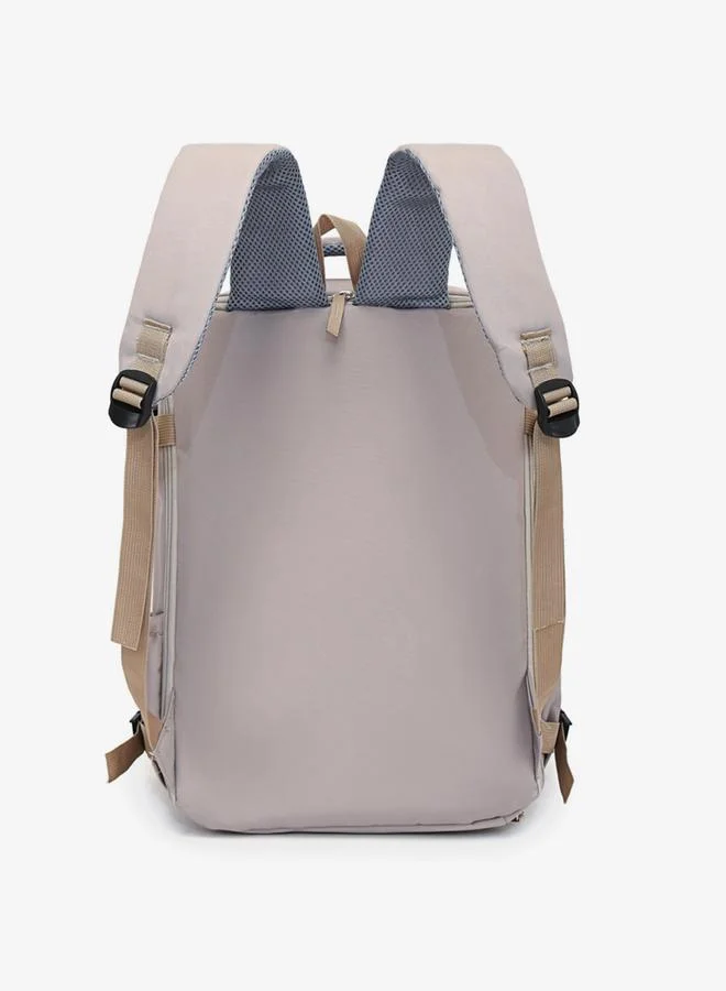 Take Two solid Zip Closure Backpack