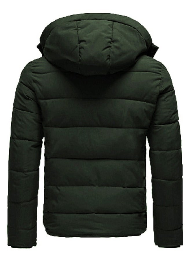 general Puffer Zipped Jacket With Removable Hood - Image 3