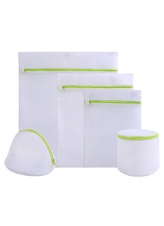 Generic 5PCS Mesh Laundry Bags Delicate Durable Washing Bag for Pants Blouse Hosiery Bras Wash Bags for Travel Storage Organization  - Image 1