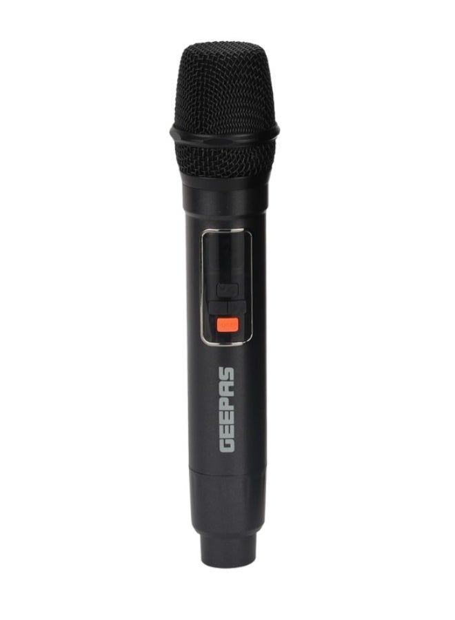 GEEPAS RGB Bluetooth Speaker: Big Sound, Long Playtime, Wireless Mic - Black - Image 4