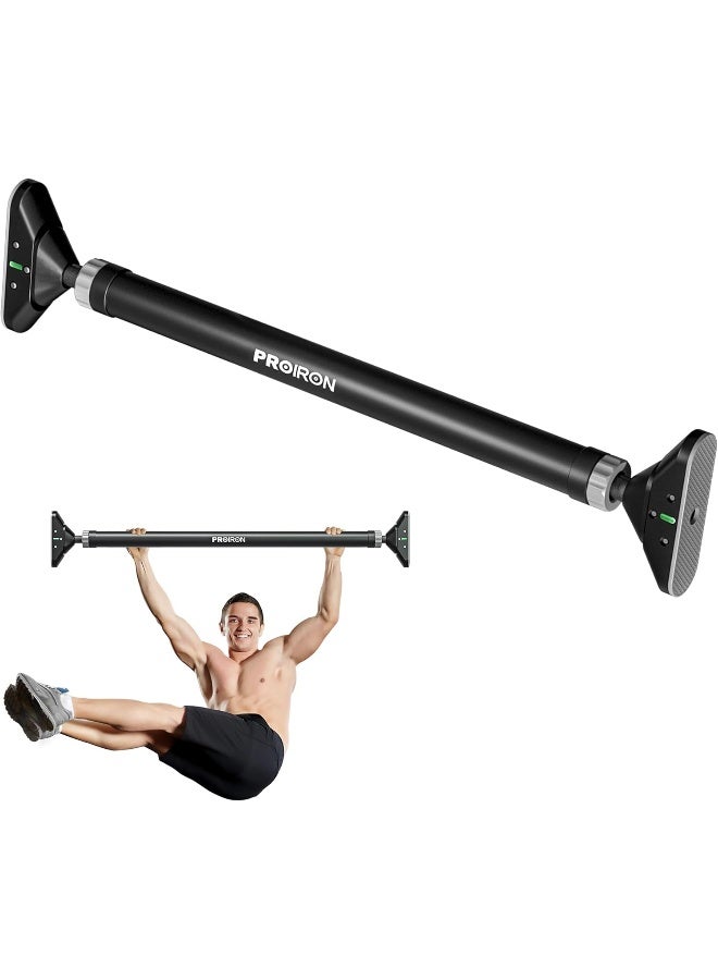 PROIRON Pull Up Bar for Doorway Strength Training Chin up Bar without Screws Adjustable 72cm-97cm Width Locking Mechanism for Home Gym Exercise Fitness with Level Meter, Max Load Bearing 200kg