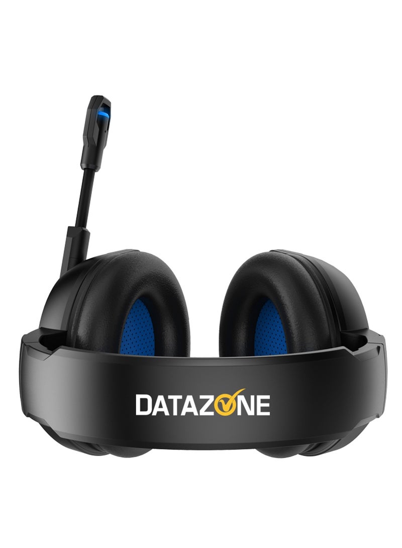 Datazone Wired Gaming Headset in Blue Color with RGB Lighting, Noise Cancelling, and High-Precision Surround Sound – Compatible with PS5, PS4, PC, XBOX – High Quality and Designed for Gaming Enthusiasts - Image 5