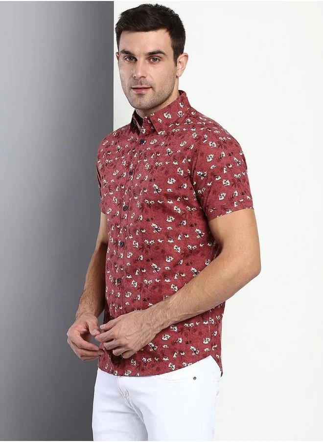 Dennis Lingo Dennis Lingo Men Solid Long Sleeve Regular Fit Shirt
