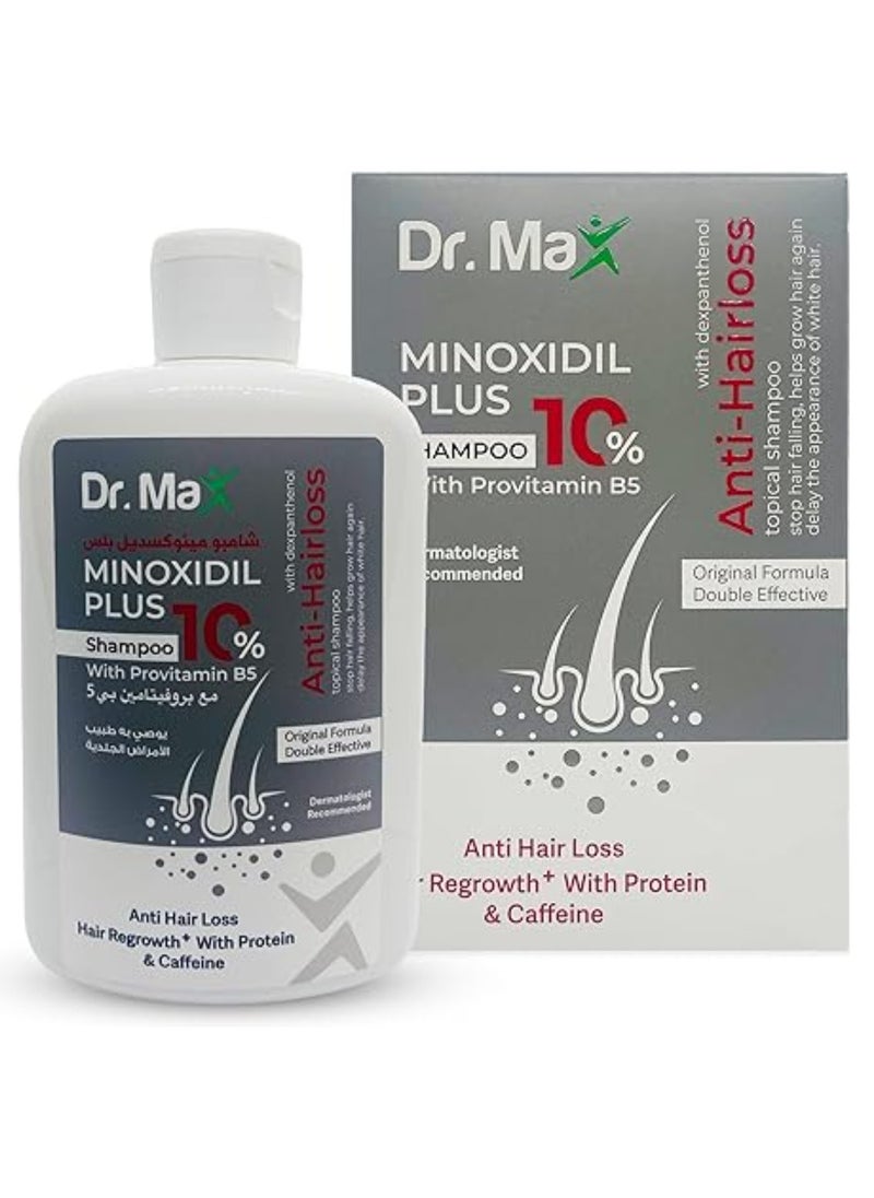 Dr. Max - Minoxidil Plus Shampoo 10% With Provitamin B5 - Image 1