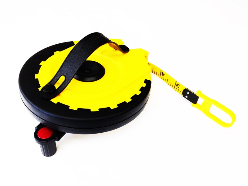 PERFECT MEASURING TAPE The Perfect Measuring Tape Company - Surveyor's Tape Measure - Rewinding and Compact - Dual Sided - 100' (feet) / 30m (meter) - Image 2