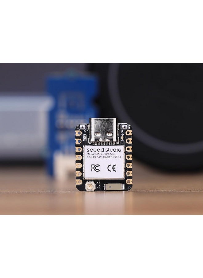 seeed studio - Seeed Studio XIAO ESP32C6-2.4 GHz WiFi 6, Bluetooth 5.3, Zigbee, Thread (802.15.4), ESP Rain Maker, AWS IoT, Support for Microsoft Azure, Smart Home - Image 1