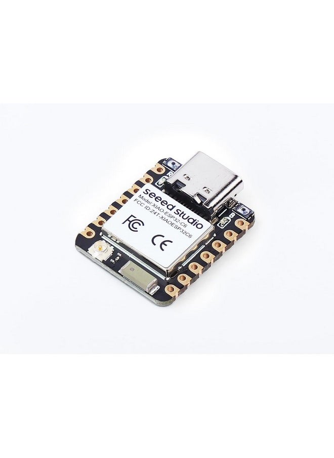 seeed studio - Seeed Studio XIAO ESP32C6-2.4 GHz WiFi 6, Bluetooth 5.3, Zigbee, Thread (802.15.4), ESP Rain Maker, AWS IoT, Support for Microsoft Azure, Smart Home - Image 1