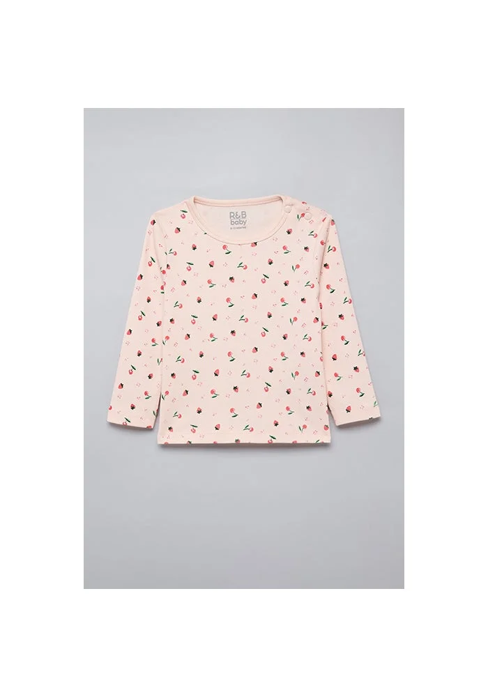 R&b Printed T-Shirt and Pants Set