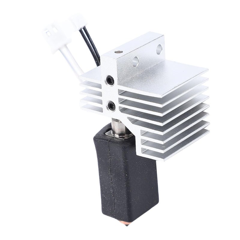 Yechiry 3D Printer Extruder Hot End Kit, 3D Printer Print Head Kit Bimetallic Nozzle for Carbon with 0.4mm Brass Hardened Steel Nozzle & 60W Ceramic Heating Plate, for High Speed Printing - Image 2