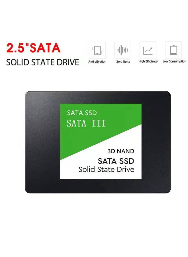High-speed SSD Solid-state Hard Disk Expansion And Upgrade 1TB SATA3 Notebook Desktop Hard Disk-Capacity:1TB (expansion And Upgrade)-Interface:Green Label