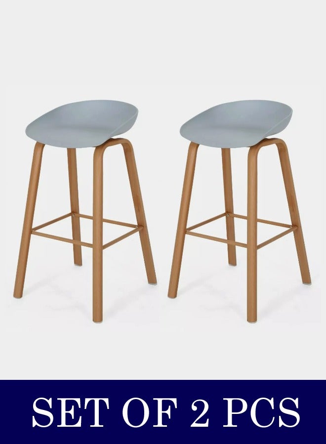 Living Set of 2-Fiber bar chairs  Heavy Load Bearing Legs 42 x 45 x 75cm . - Image 1