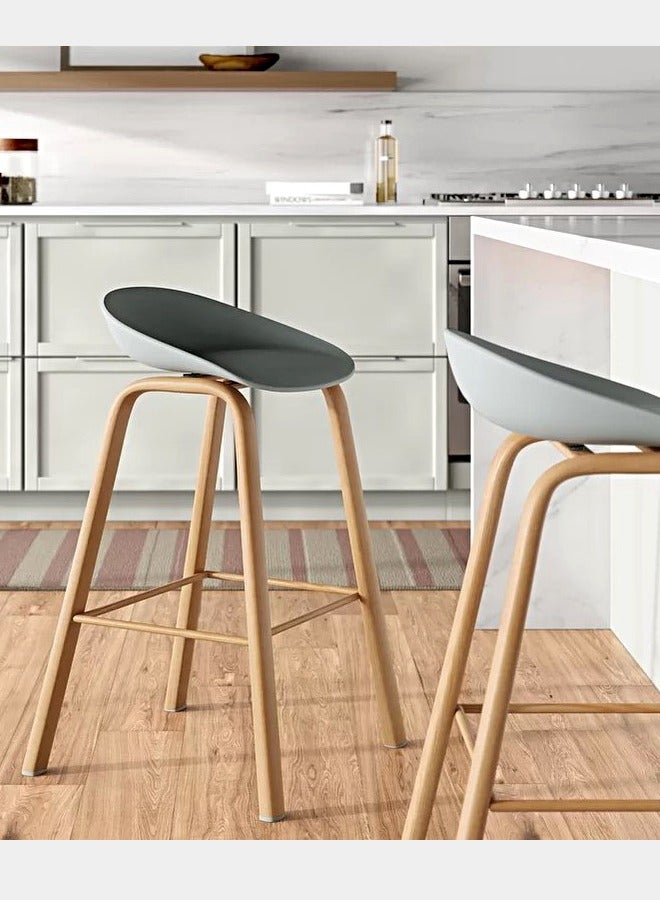 Living Set of 2-Fiber bar chairs  Heavy Load Bearing Legs 42 x 45 x 75cm . - Image 3