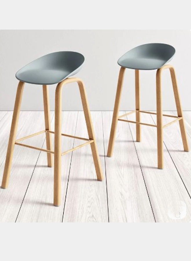 Living Set of 2-Fiber bar chairs  Heavy Load Bearing Legs 42 x 45 x 75cm . - Image 5