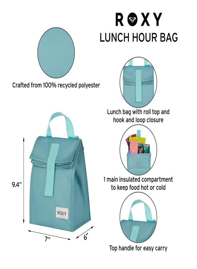 Roxy Insulated Lunch Bag | Reusable | Cooler | Snack Bag | Container | Picnic | Work | Leakproof | Beach | Vacation | Camping, Lunch Hour - Phantom Mo Rockin Vibe - Image 2