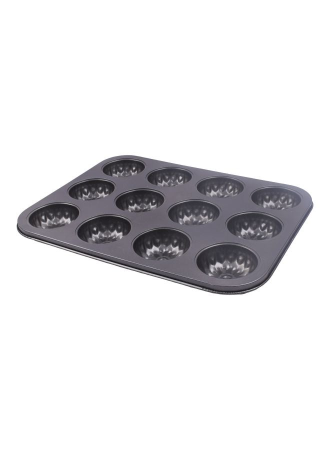 Non Stick Bakeware Mould Black 35x26.5x3centimeter - Image 1