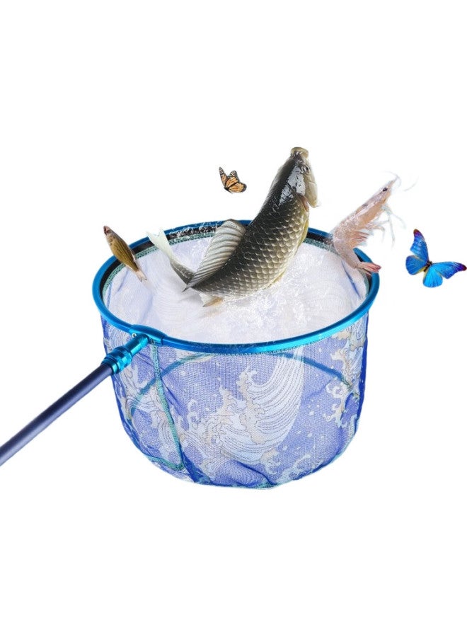 Grsaed Children'S Telescopic Carbon Fiber Fishing Net Pole, Fish Catching Net, Insect Net, Foldable Fishing Net, Water Bucket, Outdoor Fishing Tackle Set - Image 2