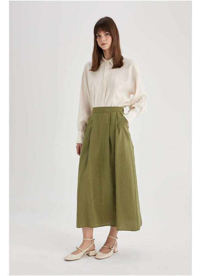 DeFacto - Woman A Line Woven Skirt - Image 1