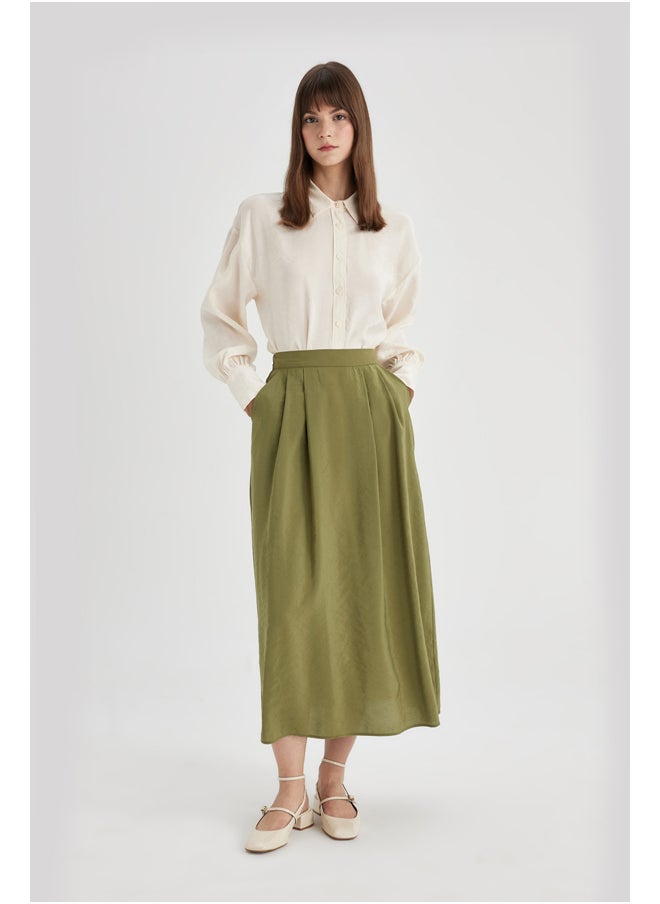 DeFacto - Woman A Line Woven Skirt - Image 1