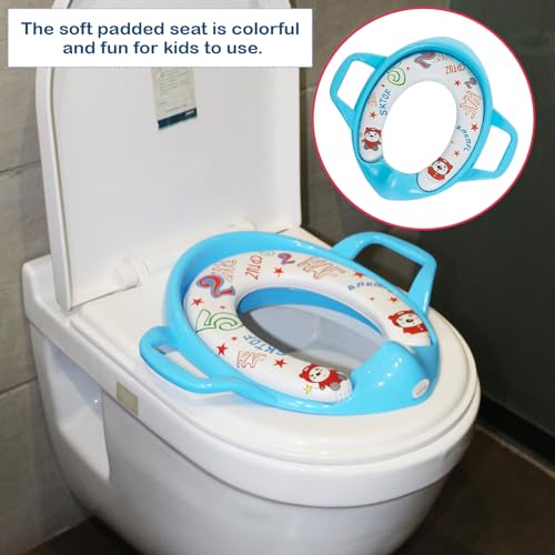 Safe-O-Kid® - Pack of 1 - Portable Foldable Potty Seat, Best Hygienic Sanitary Toilet Solution for Kids - Green - Image 3