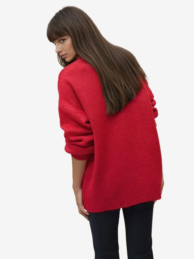HICCUP Thick Knit Crew Neck Sweater