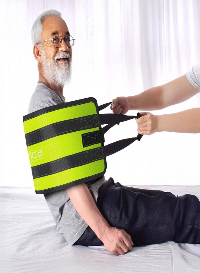 OTICA Premium Extra Long 57x14 IN Patient Lifting Belt With Dual Handles & Safety Buckle | Double Layer Soft Padded Patients Transfer Belt | Lift Assist Pad Support for Wheelchair, Bed, Car & Sofa - Image 1