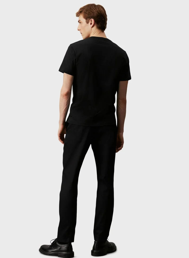 CALVIN KLEIN Graphic Crew Neck T-Shirt