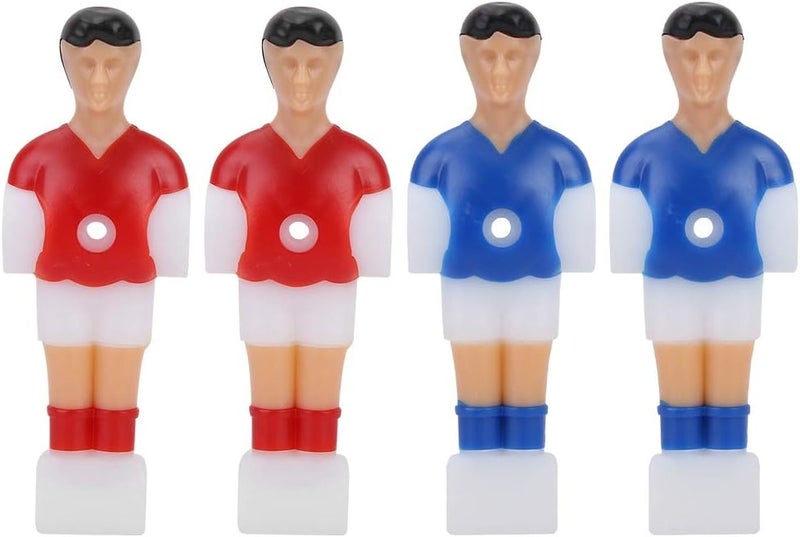 Foosball Player Soccer Games Mini Humanoid Plastic Doll Table Football Machine Accessory Red Blue Lightweight Small Size Easy to Use Durable Long Service Life for Table Football - Image 1