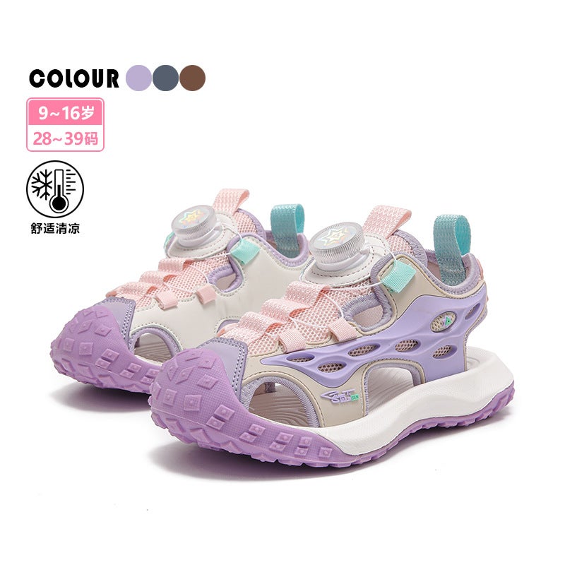 Whoa Sandals For Boys Soft-Soled Sports Beach Shoes For Children Non-Slip Sandals For Boys - Image 5