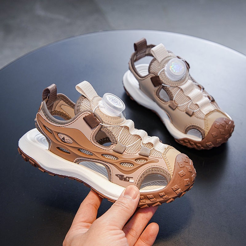 Whoa Sandals For Boys Soft-Soled Sports Beach Shoes For Children Non-Slip Sandals For Boys - Image 3