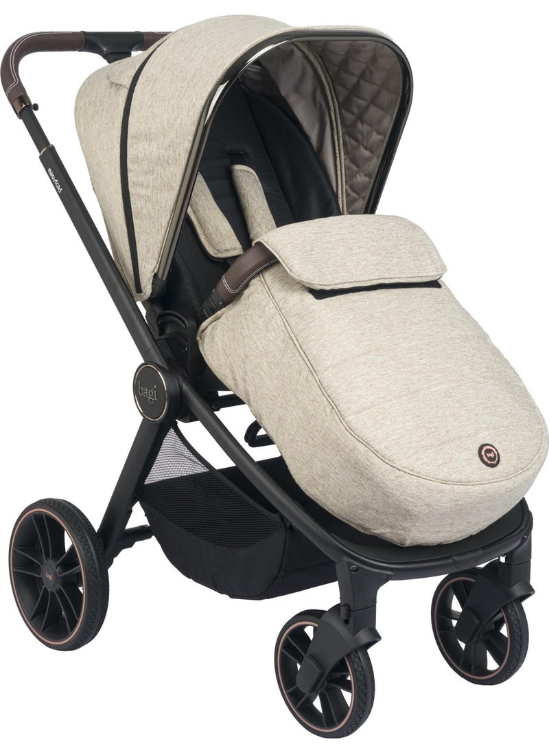 Easyfold 3S Baby Stroller Beige