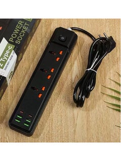 3 AC Outlet and 4 USB 2 Type C