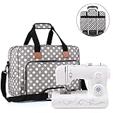 LUXJA LUXJA Luxja Sewing Machine Bag, Portable Tote Bag Compatible with Most Singer, Brother Sewing Machines and Extra Sewing  - Image 1