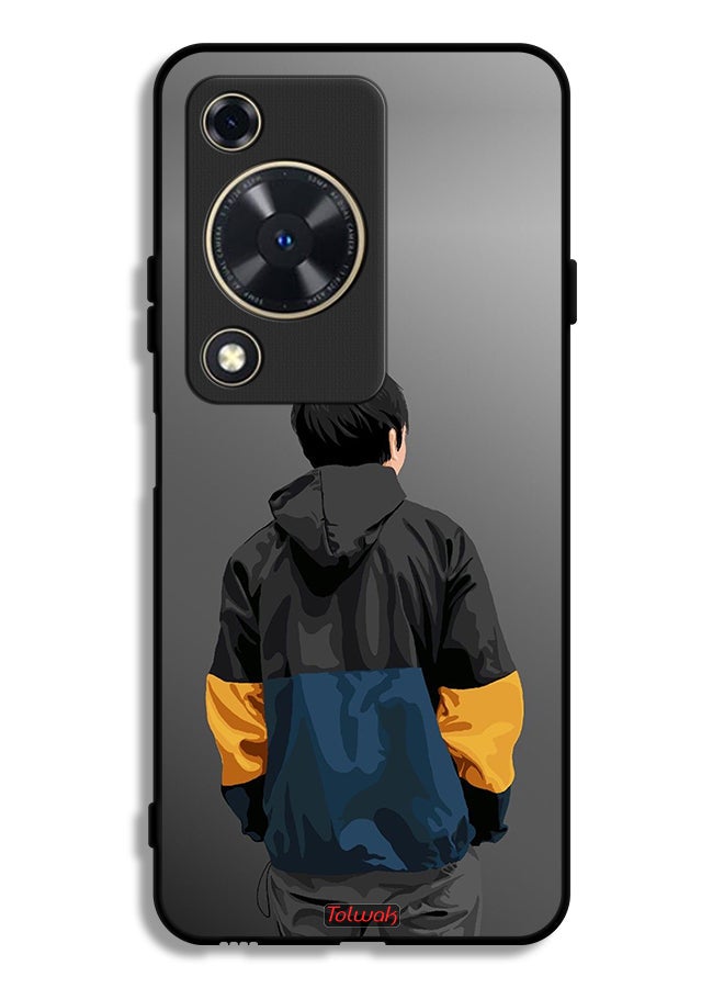 Tolwak Huawei Nova Y63 Protective Case Cover Boy Portrait Art