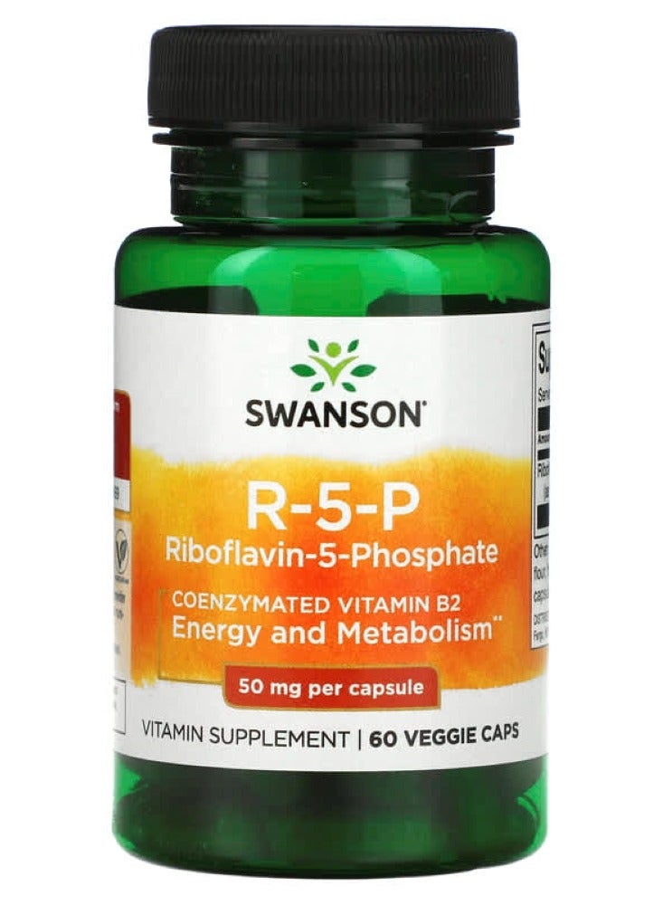SWANSON R-5-P Riboflavin-5-Phosphate 50 mg 60 Veg Caps
