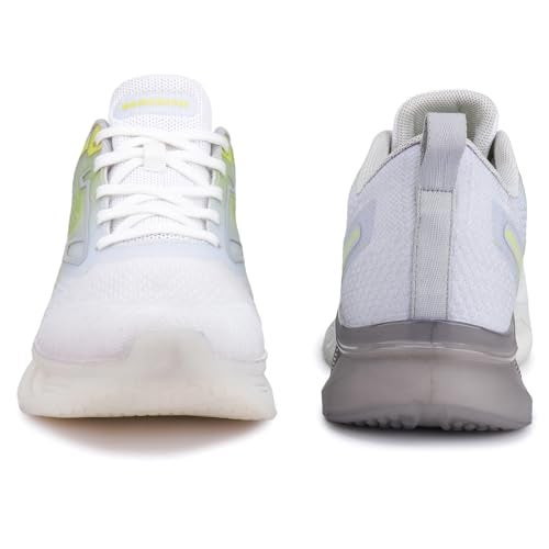 BERSACHE Premium Sports,Walking,Gym,Cricket, Trending Running Shoes for Mens/Boys (Grey, UK Footwear Size System, Adult, Men, Numeric, Medium, 8) - Image 5