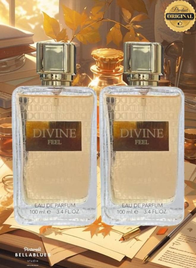Divine 2 Pieces Divine Feel Perfume 100ML - Image 1