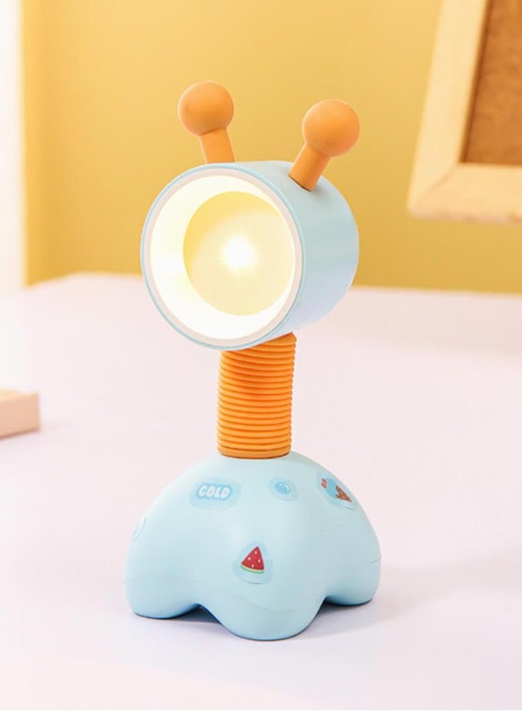 Excefore مصباح طاولة صغير، مصباح ضوء ليلي، مصباح ليلي محمول، مصباح ليلي لطيف، مصباح ليلي للأطفال، ديكور إبداعي بمائة شكل مصباح ليلي، مناسب لغرفة النوم، المدرسة - Image 3